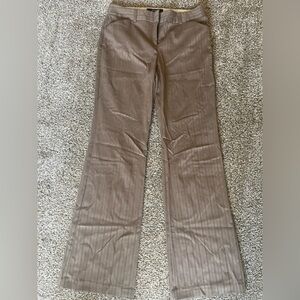 VS Beige pinstripe slacks